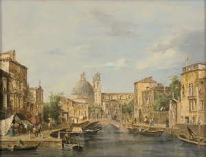 Los 6229 - Pallmann, Peter Götz - Seitenkanal in Venedig mit Blick auf die Kuppel von Santa Maria della Salute - 0 - thumb