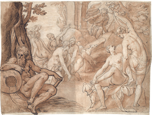 Lot 6506, Auction  126, Rottenhammer, Johann, Diana und Aktäon