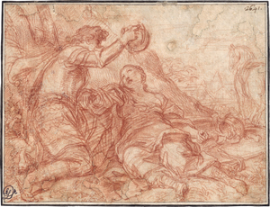 Lot 6522, Auction  126, Italienisch, 17. Jh. Tankred tauft die sterbende Clorinde