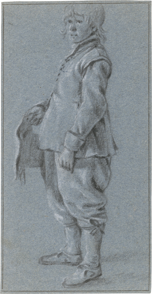 Los 6531 - Niederländisch - 17. Jh. Stehender Kavalier, einen Hut haltend - 0 - thumb