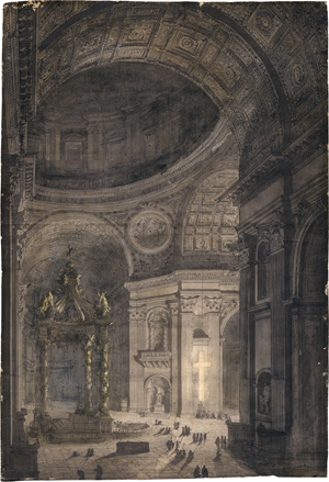 Lot 6583, Auction  126, Desprez, Louis-Jean, Illumination de la Croix de Saint-Pierre