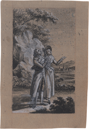 Los 6600 - Chodowiecki, Daniel Nikolaus - Paar unterm Sternenhimmel - 0 - thumb