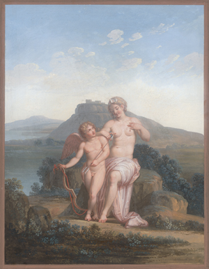 Lot 6614, Auction  126, Maestri, Michelangelo, Venus und Amor in einer Landschaft