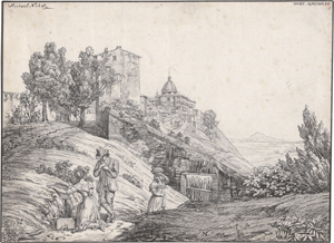 Los 6662 - Neher, Michael - Blick auf Castel Gandolfo - 0 - thumb