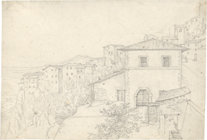 Los 6667 - Deutsch - um 1830. Blick auf Olevano von Südosten - 0 - thumb