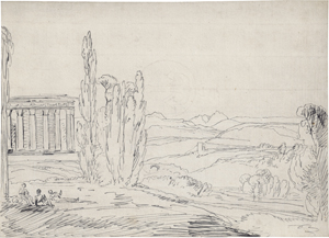 Los 6669 - Kobell, Ferdinand - Klassische Landschaft mit Rundtempel - 0 - thumb