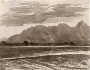 Los 6673 - Kobell, Franz - Landschaft mit Alpenpanorama - 0 - thumb