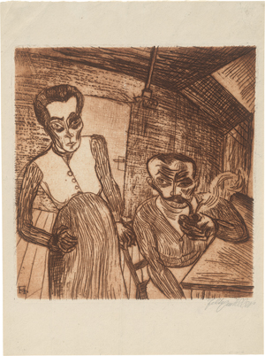 Lot 7082, Auction  126, Felixmüller, Conrad, Arbeiterpaar