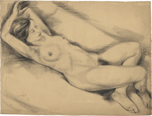 Lot 8134, Auction  126, Isenburger, Eric, Liegender weiblicher Akt