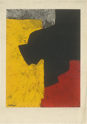 Lot 8237, Auction  126, Poliakoff, Serge, Composition noire, rouge et jaune
