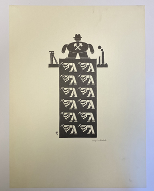 Los 8281 - Tschinkel, Augustin - Anbetung des Goldenen Kalbs; Kohlebaron - 1 - thumb