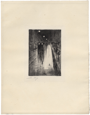 Lot 8287, Auction  126, Ury, Lesser, Leipzigerstraße im Regen