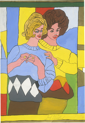 Lot 8303, Auction  126, Wittlich, Josef, Zwei Frauen