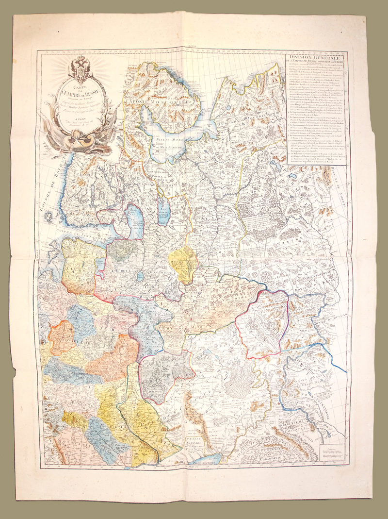 Lot 54, Auction 126, Moithey, Maurille Antoine, Carte Generale De L'Empire De Russie