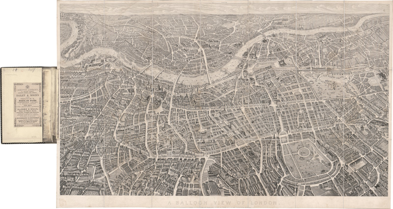 Lot 71, Auction 126, A Balloon View of London, as seen from Hampstead