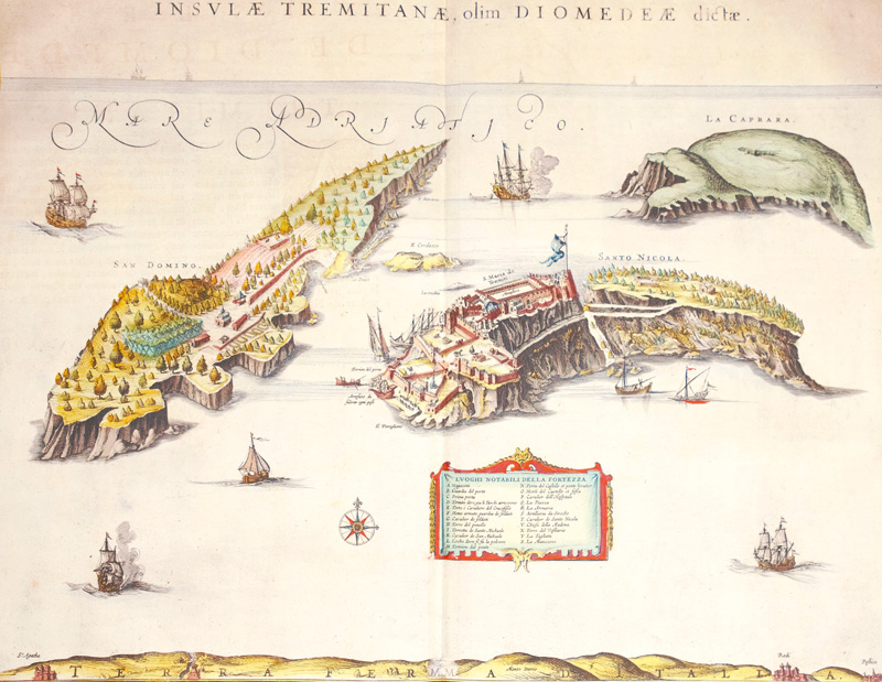 Lot 84, Auction 126, Blaeu, Johannes, Insulæ Tremitanæ, olim Diomedeæ dictae