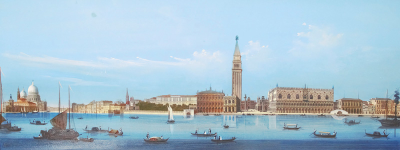 Lot 91, Auction 126, Calvi, Leopoldo, 3 Veduten italienischer Städte