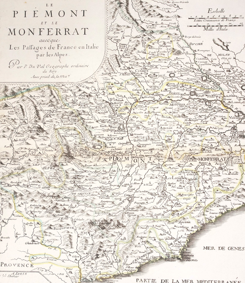 Lot 97, Auction  126, Duval, Pierre, Le Piémont et le Monferrat