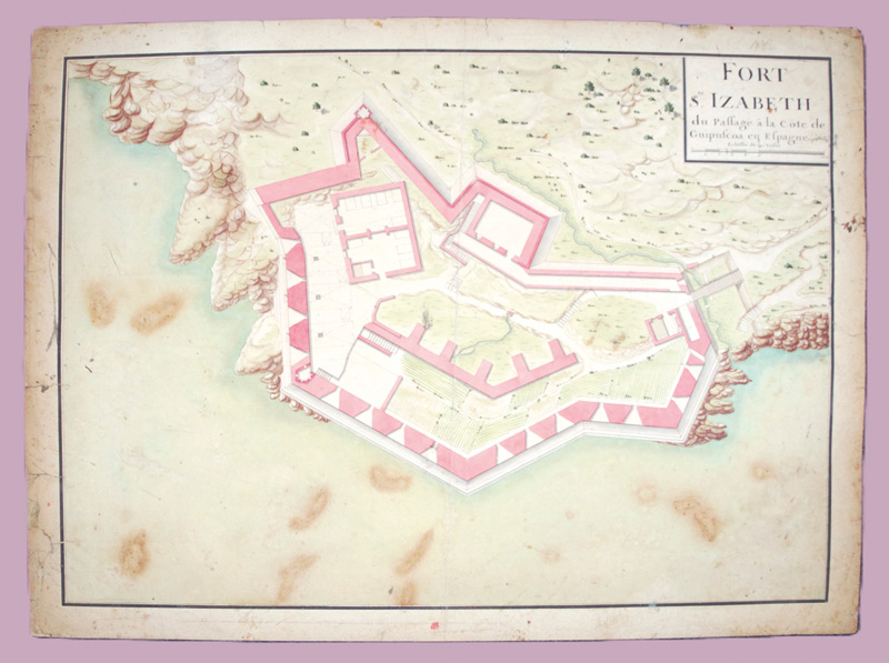 Lot 101, Auction 126, Gipuzkoa, Fort S.te Izabeth du Passage à la côte de Guipuscöa en Espagne