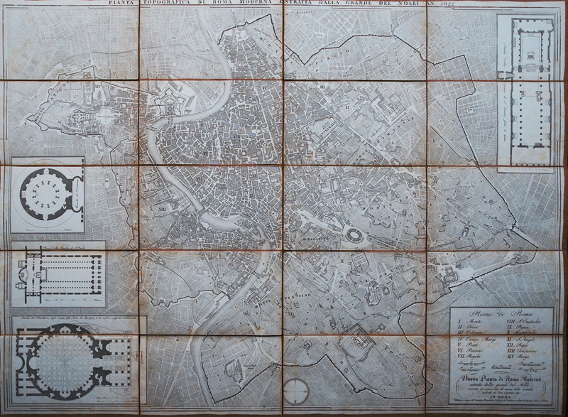 Lot 134, Auction 126, Nolli, Giovanni Battista, Nuova Pianta di Roma Moderna