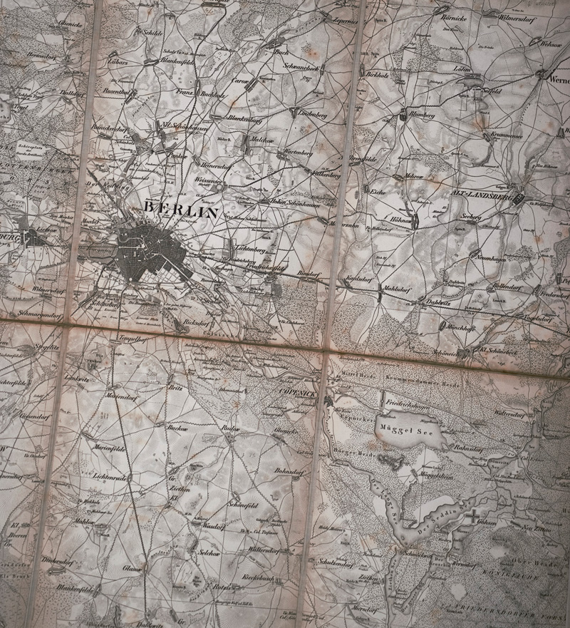 Lot 209, Auction 126, Brose, Karl Heinrich, Manoeuver Plan der Gegend um Berlin