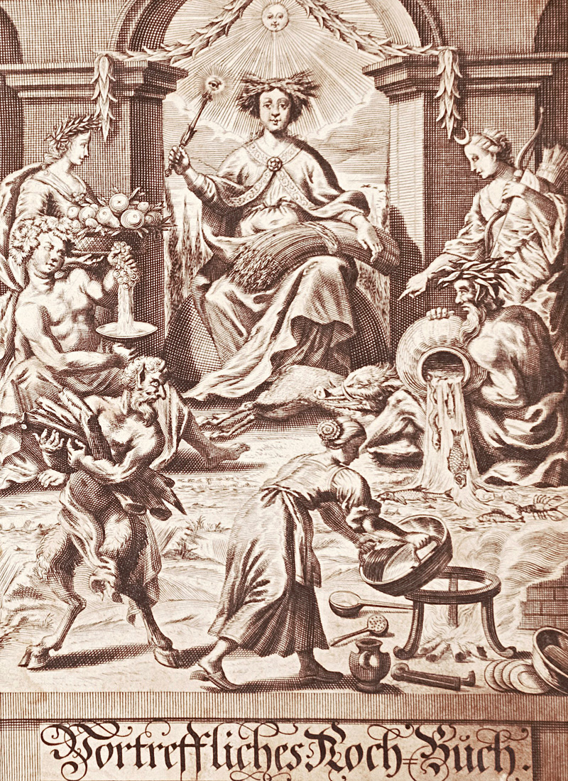 Lot 429, Auction 126, Nürnbergisches Kochbuch, Der aus dem Parnasso ehmals entlauffenen vortrefflichen Köchin