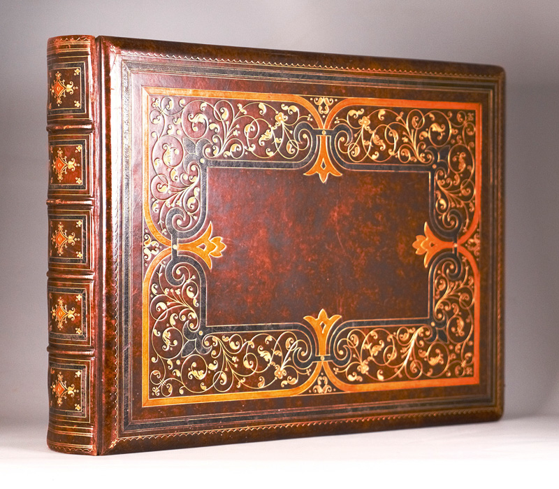 Lot 517, Auction 126, Non-Book, Moderner, floraler Intrasieneinband