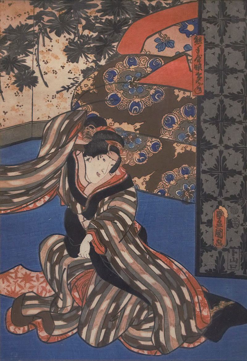 Lot 650, Auction 126, Kunisada, Utagawa, 2 Yakusha-e Farbholzschnitte