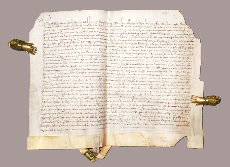 Lot 1004, Auction 126, Straßburger Urteilsbrief, Deutsche Handschrift auf Pergament. 1