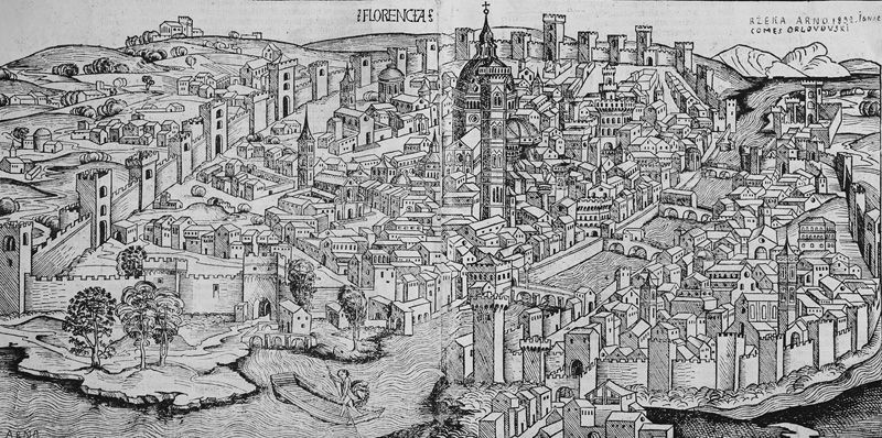 Lot 1018, Auction 126, Schedel, Hartmann, Vedute der Stadt Florenze aus dem "Liber chronicarum"