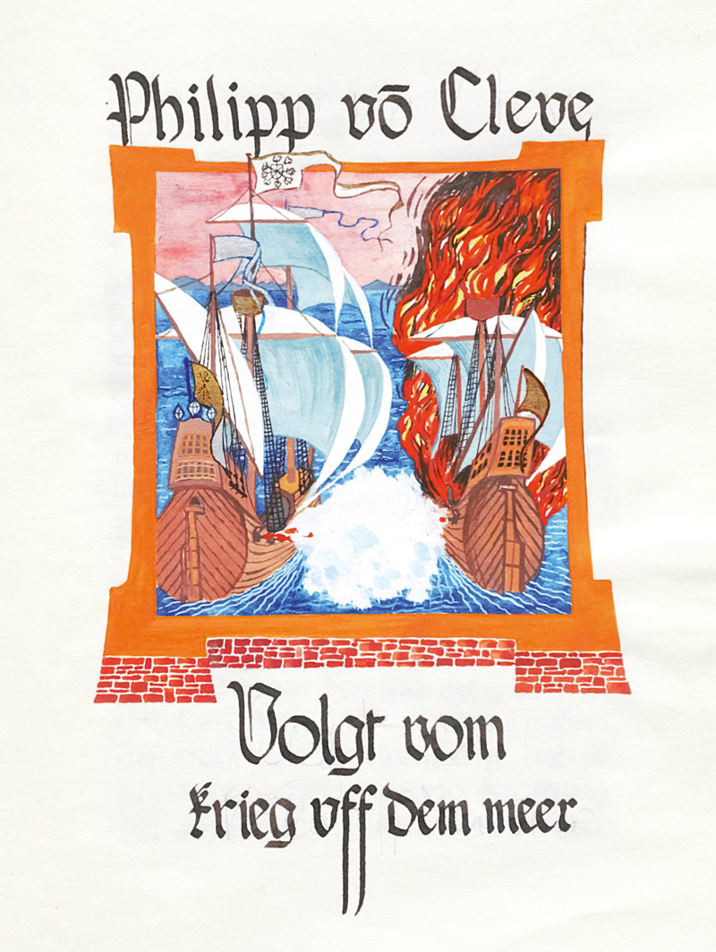 Lot 1057, Auction 126, Philipp von Cleve, Volgt vom krieg uff dem meer.
