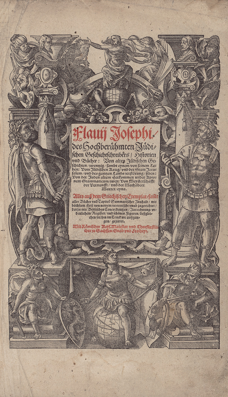 Lot 1140, Auction  126, Josephus, Flavius, Historien und Bücher: Von alten jüdischen Geschichten
