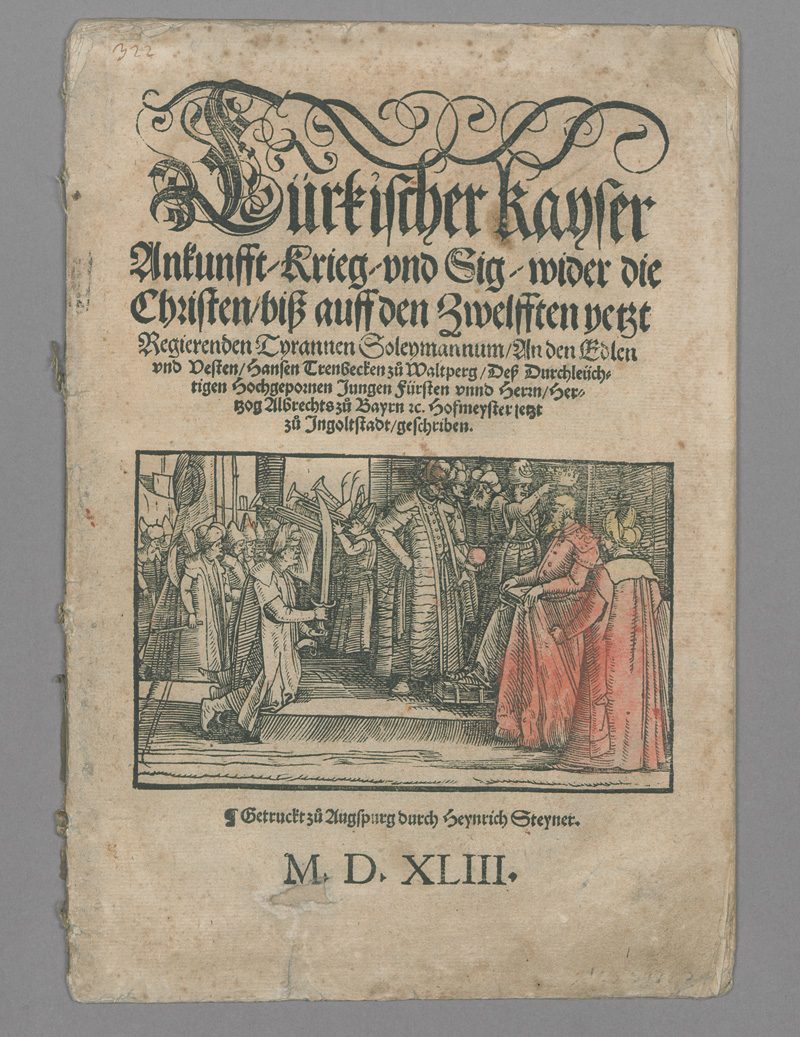 Lot 1196, Auction  126, Traut, Veit, Ankunfft-Krieg- und Sig-wider die Christen