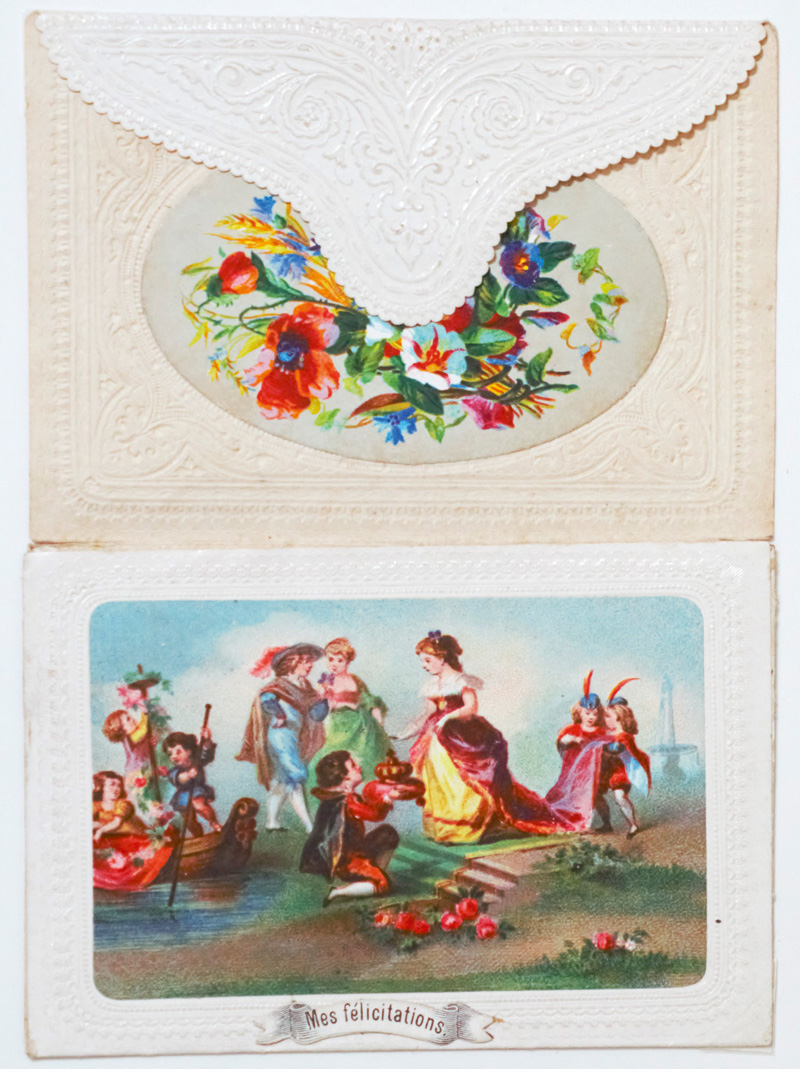 Lot 2147, Auction  126, Kuvert, "Mes félications" und "Souvenir". 