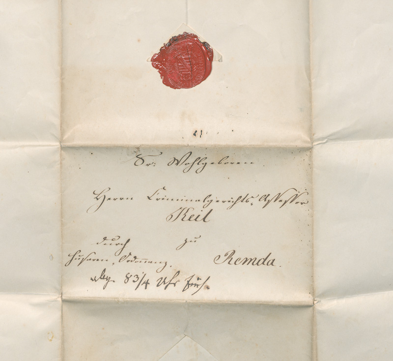 Lot 2526, Auction 126, Müller, Friedrich von, Brief an den Assessor Keil. 1848