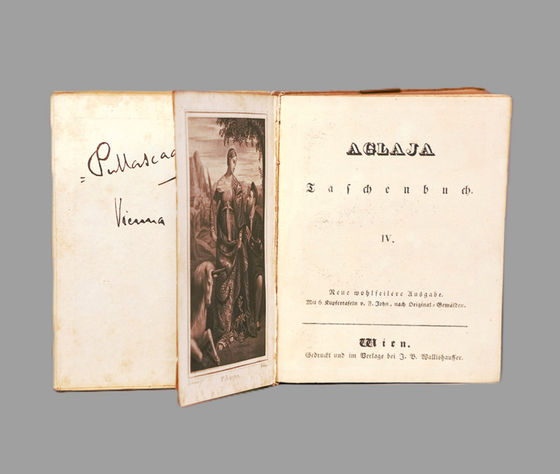 Lot 2631, Auction 126, Mascagni, Pietro, Signatur mit Datum auf dem Vorsatz eines Almanachs. 1901