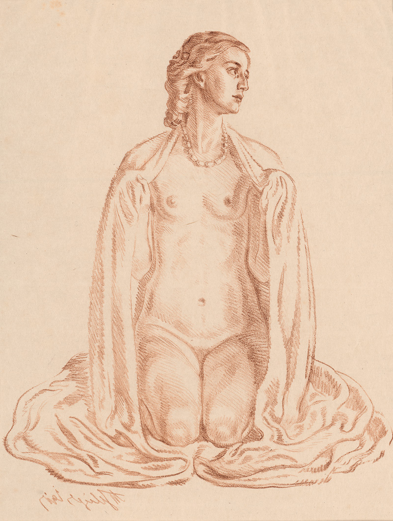 Lot 3001, Auction 126, Aktdarstellungen, Konvolut von 13 Originalgraphiken (Lithographien, Radierungen, Holzschnitte etc) sowie 4 Zeichnungen. 1916-1971