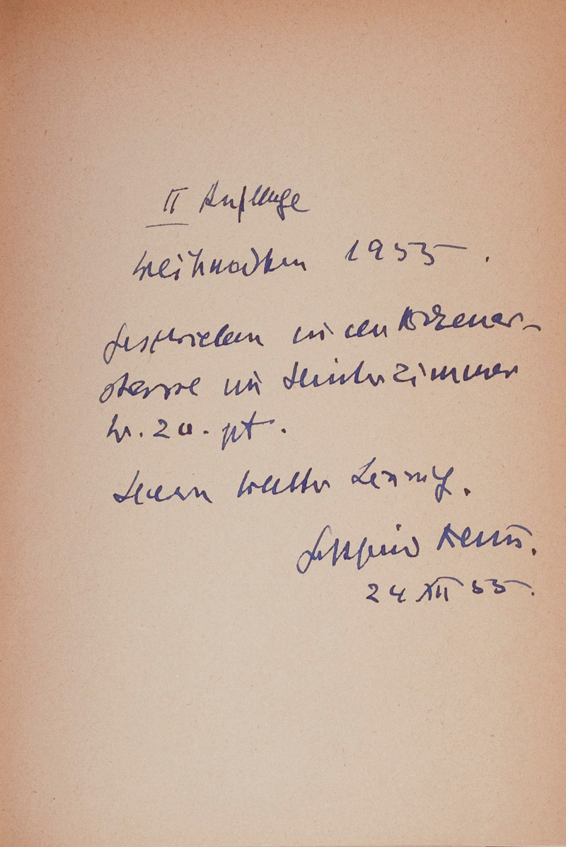 Lot 3021, Auction 126, Benn, Gottfried, Drei alte Männer (Widmungsexemplar)