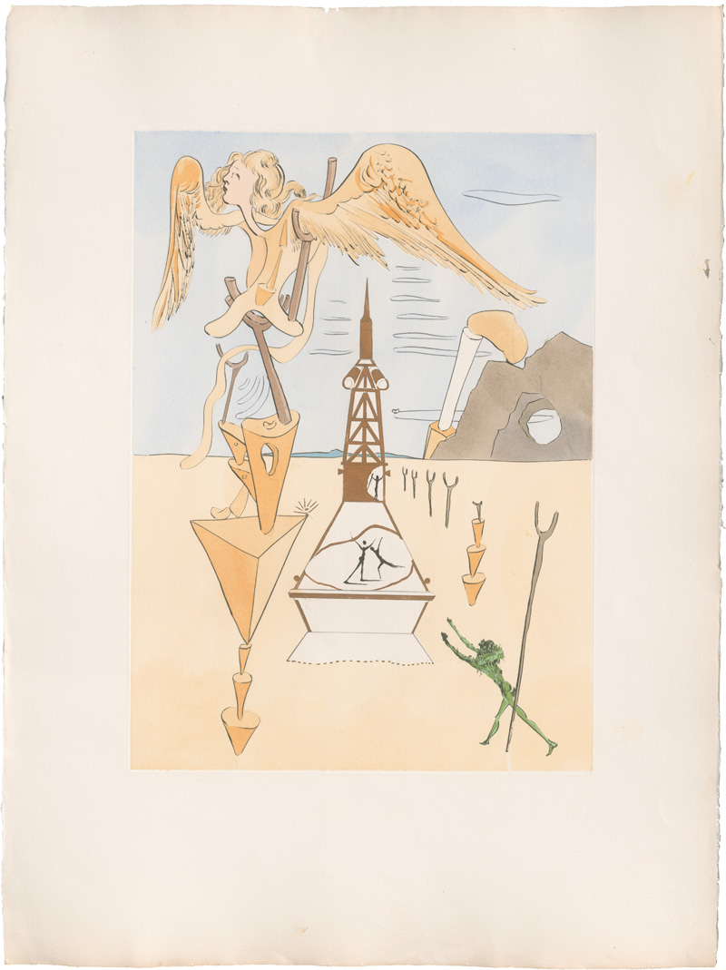 Lot 3053, Auction 126, Dali, Salvador, 29 kolorierte und pochoir-kolorierte Original-Kaltnadelradierungen auf Arches-Velin