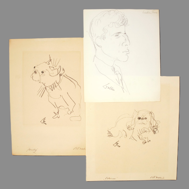 Lot 3067, Auction 126, Dolbin, Benedikt Fred, Bully und Pekinese