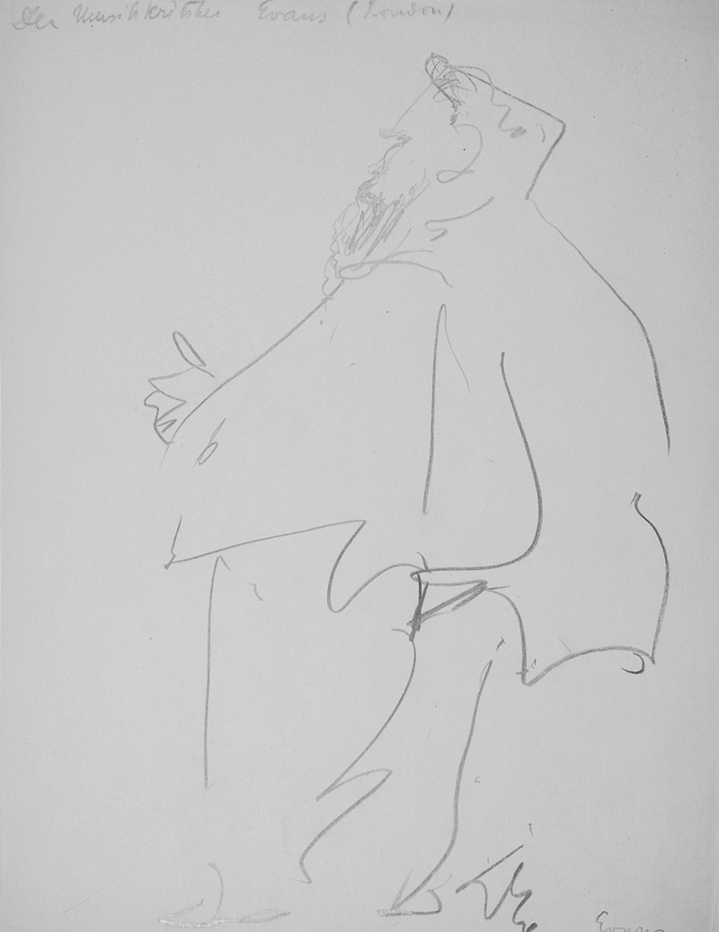 Lot 3070, Auction 126, Dolbin, Benedikt Fred, Portrait von Edwin Evans