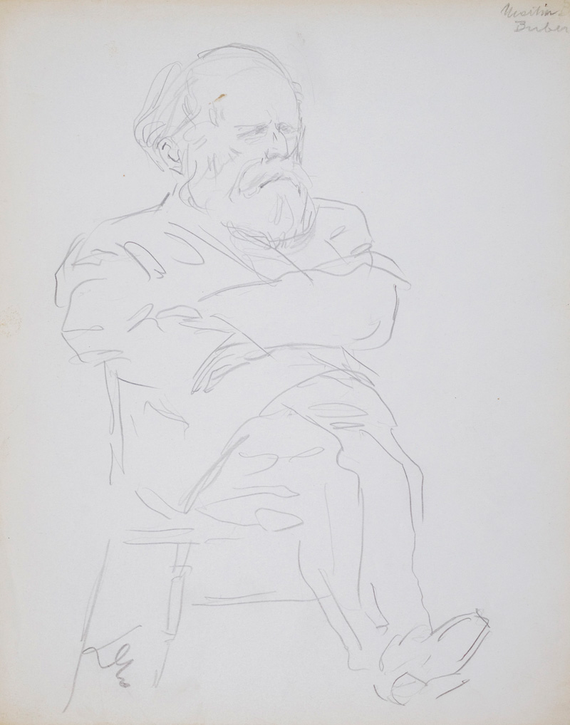 Lot 3082, Auction  126, Dolbin, Benedikt Fred, Portrait von Martin Buber