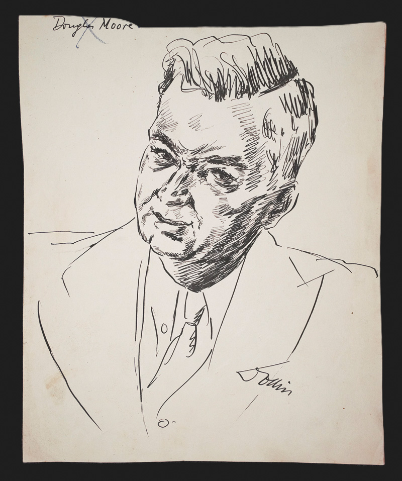 Lot 3085, Auction 126, Dolbin, Benedikt Fred, 2 Portraits von Douglas Moore