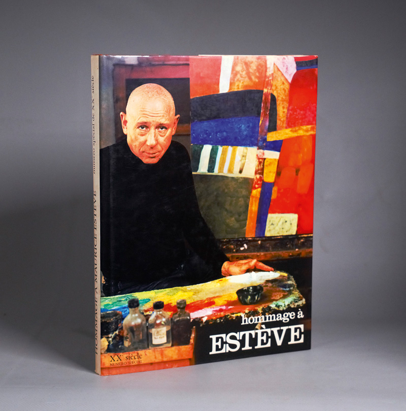 Lot 3110, Auction 126, Hommage à Maurice Estève und Estève, Maurice - Illustr., Hommage à Maurice Estève. Mit 4 Lithographien. Paris 1975 (mit Beigaben)