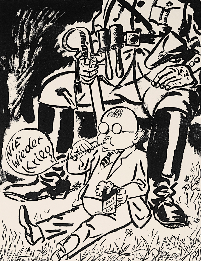 Lot 3141, Auction  126, Grosz, George, Das neue Gesicht der herrschenden Klasse. Berlin, Malik, 1930