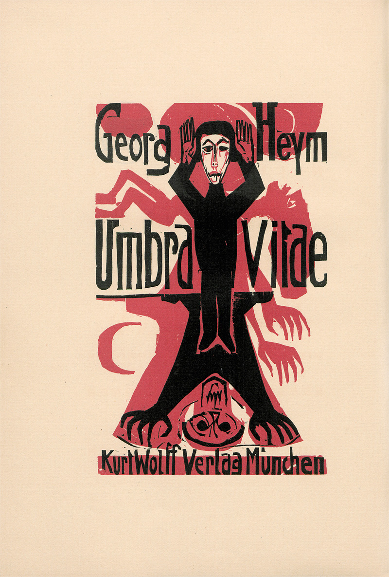 Lot 3155, Auction 126, Heym, Georg und Kirchner, Ernst Ludwig - Illustr., Umbra vitae