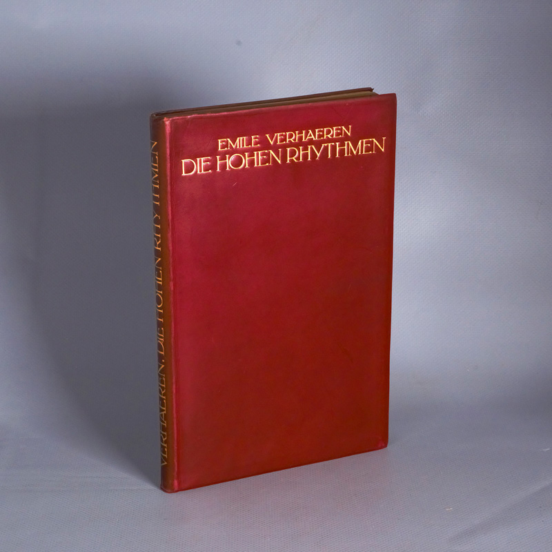 Lot 3185, Auction 126, Verhaeren, Emile, Die hohen Rhythmen