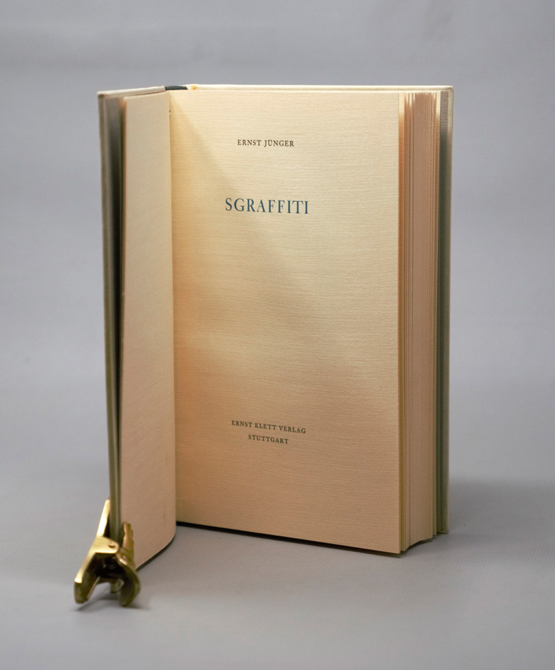 Lot 3215, Auction 126, Jünger, Ernst, Sgraffiti. OPergament. Stuttgart 1960. - Erste Ausgabe. 70 Exemplare