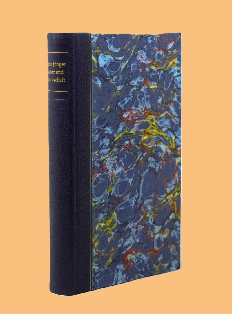 Lot 3244, Auction 126, Jünger, Ernst, Autor und Autorschaft. OHalbmaroquin. Stuttgart 1984. - 200 sign. Exemplare