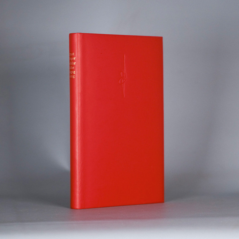 Lot 3245, Auction 126, Jünger, Ernst, Eine gefährliche Begegnung. OLeder. Stuttgart 1985. - Erste Ausgabe. - 200 sign. Exemplare